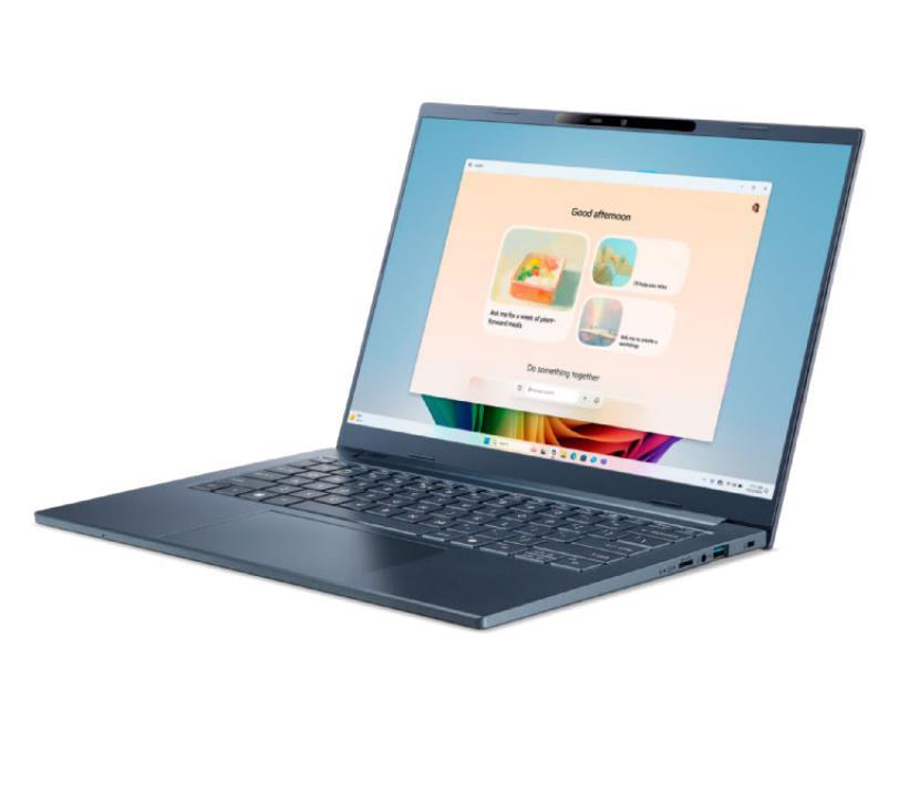 Notebook ACER Aspire Aspire 14 A CPU Qualcomm Snapdragon X1-26-100 3 GHz 14 1920 x 1200 pixels RAM 16 GB LPDDR5x-SDRAM SSD 512 GB Discrete graphics Not available On-board graphics Yes OS installed Windows 11 Home Colour Blue Weight 1.26 kg NX.JP3EL.001
