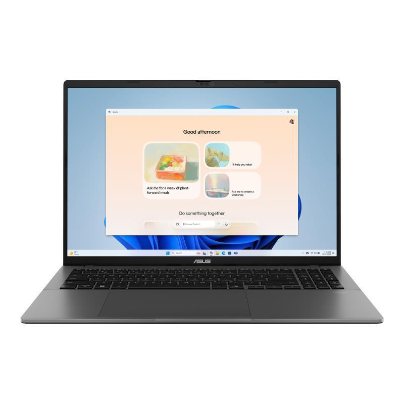 Notebook ASUS VivoBook Series S16 M3607HA-RP011W CPU AMD Ryzen 5 220 3200 MHz 16 1920x1200 RAM 16GB DDR5 SSD 512GB AMD Radeon Graphics Integrated ENG Windows 11 Home Grey 1.8 kg 90NB16F1-M009T0