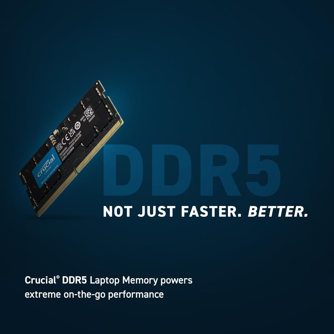 NB MEMORY 96GB DDR5-5600 SO/KIT2 CT2K48G56C46S5 CRUCIAL