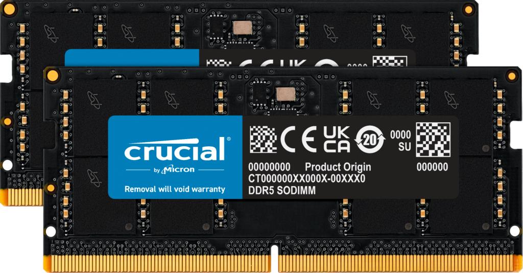 NB MEMORY 64GB DDR5-5600 SO/KIT2 CT2K32G56C46S5 CRUCIAL