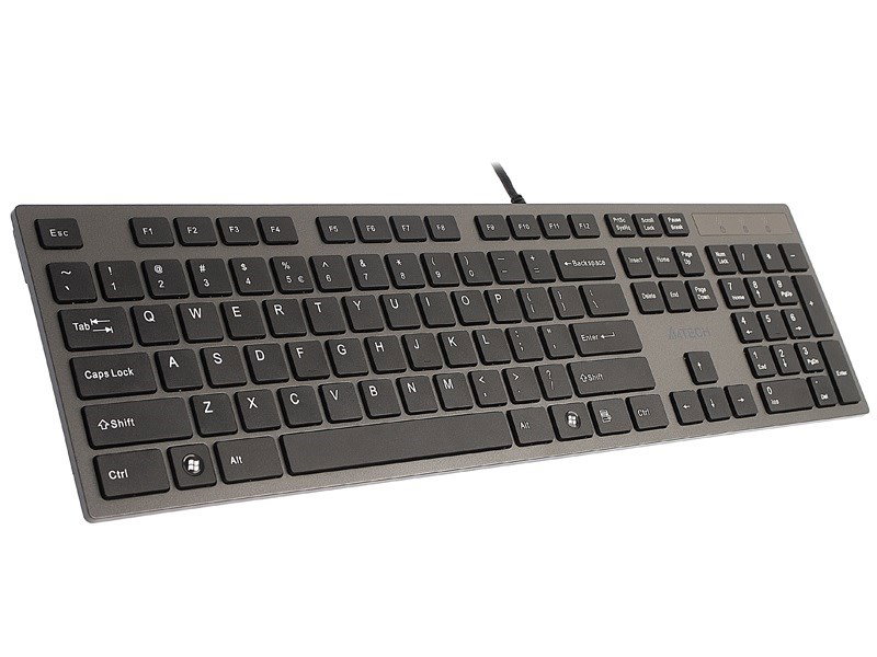 A4Tech KV-300H keyboard USB QWERTY Black, Grey