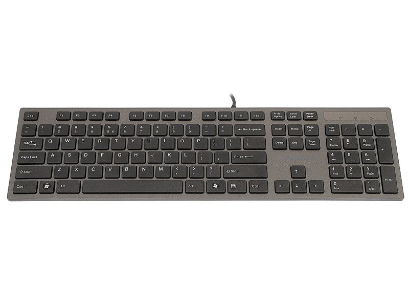 A4Tech KV-300H keyboard USB QWERTY Black, Grey