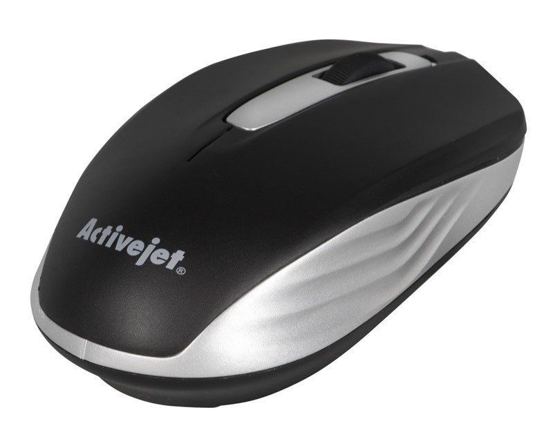 Activejet AMY-313 Mouse wireless USB (optical; 1200 DPI; black and gray)