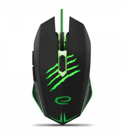 Esperanza EGM209G mouse Right-hand USB Type-A Optical 2400 DPI