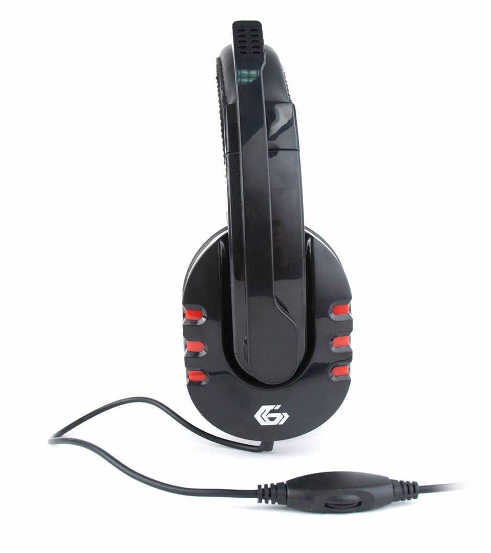 Gembird GHS-402 headphones/headset Wired Head-band Gaming Black