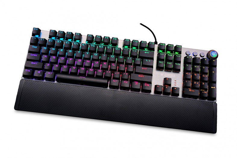 iBox Aurora K-4 keyboard USB QWERTY Black