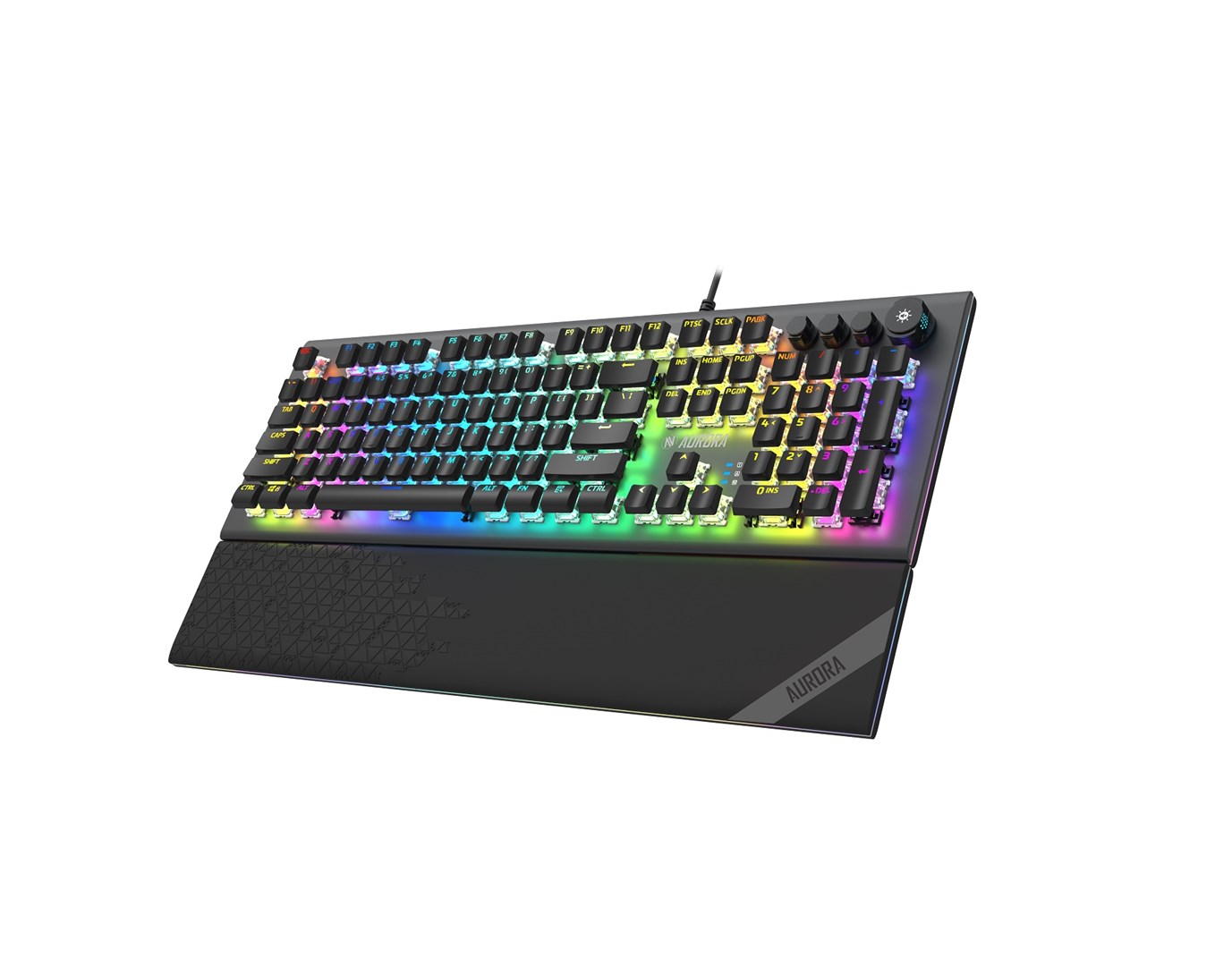 iBox Aurora K-5 keyboard USB QWERTY Silver
