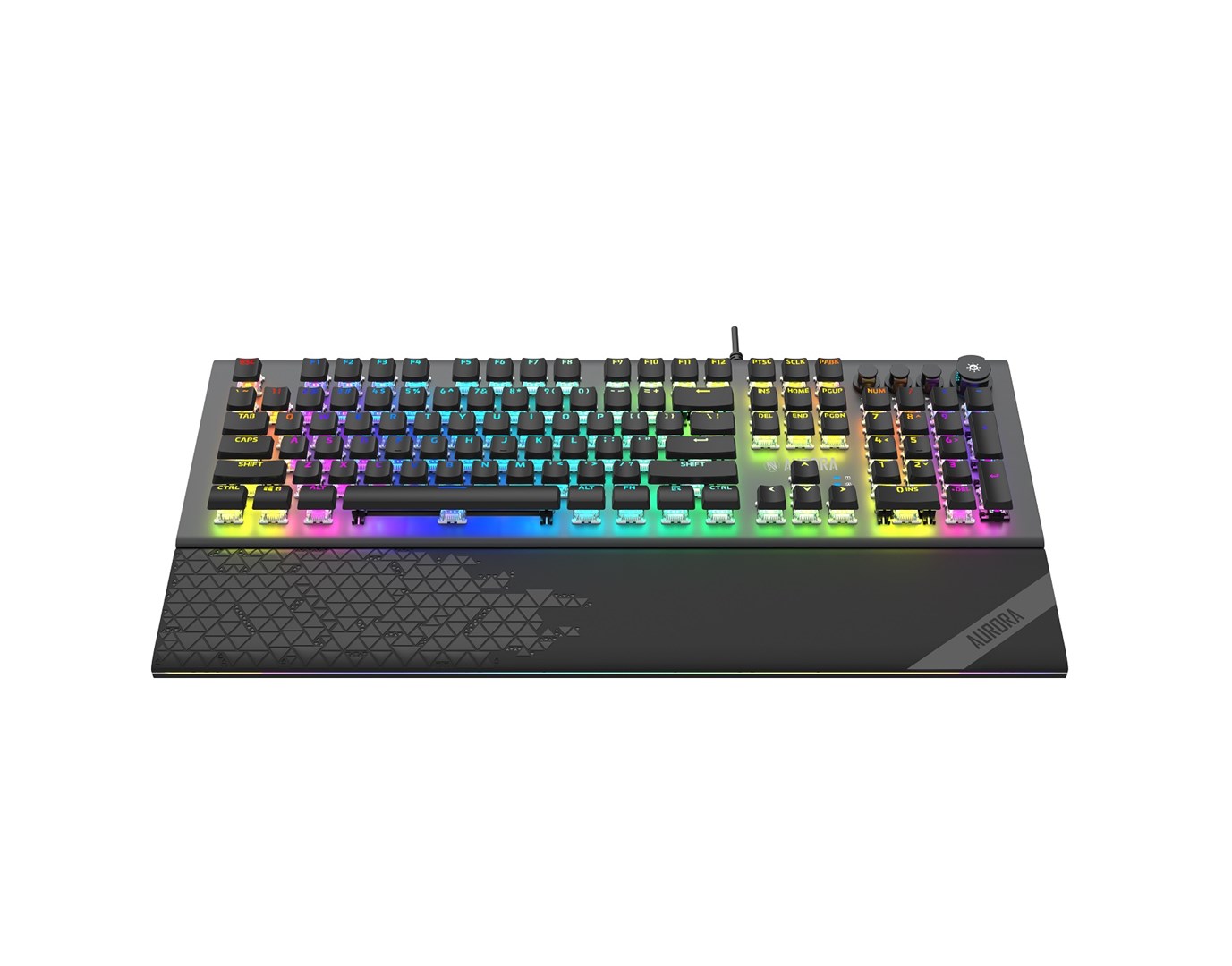 iBox Aurora K-5 keyboard USB QWERTY Silver