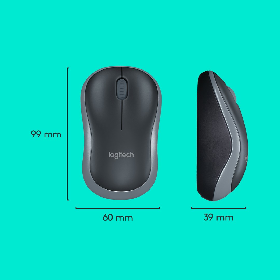 Logitech MK270 keyboard Mouse included Home RF Wireless QWERTY US International Black