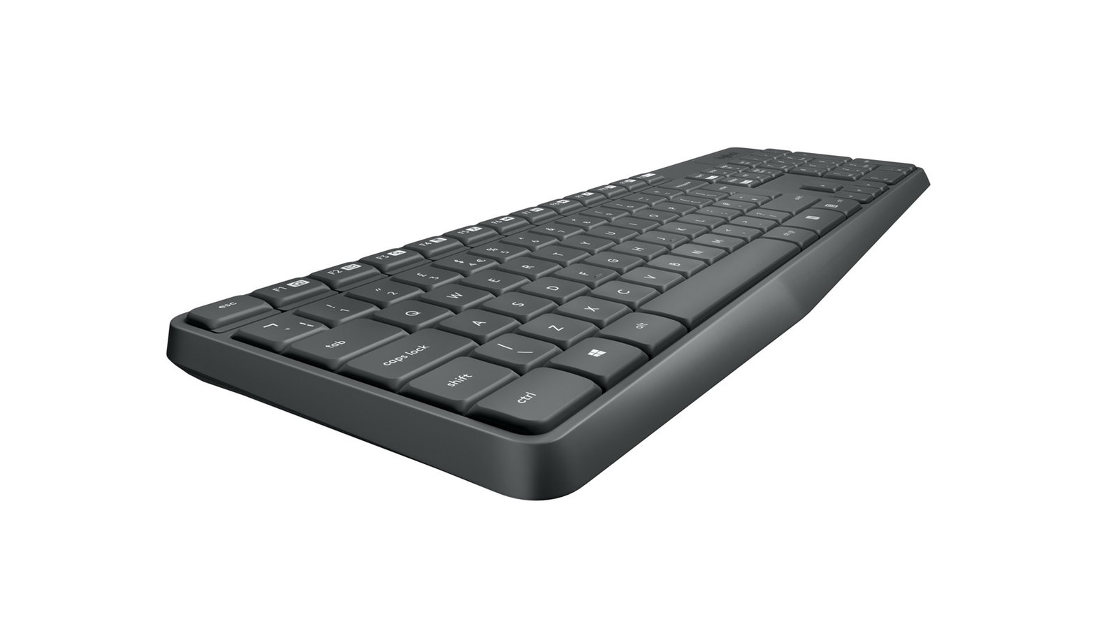 Logitech MK235 keyboard Mouse included USB QWERTY US International Grey