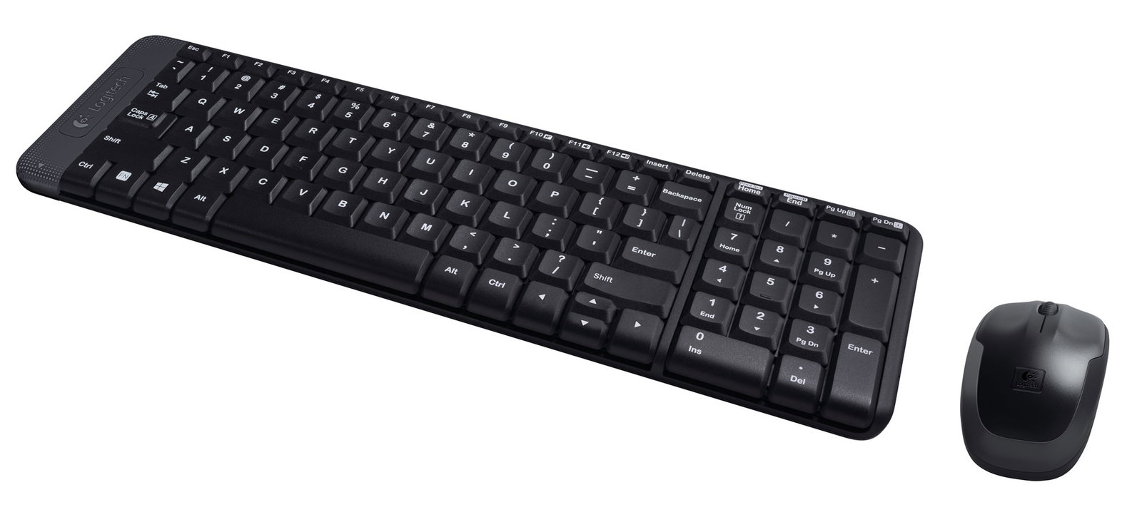 Logitech G MK220 keyboard RF Wireless QWERTY US International Black