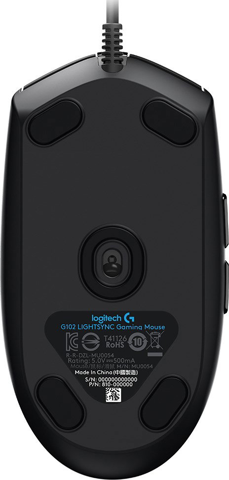 Logitech G G102 LIGHTSYNC mouse USB Type-A 8000 DPI