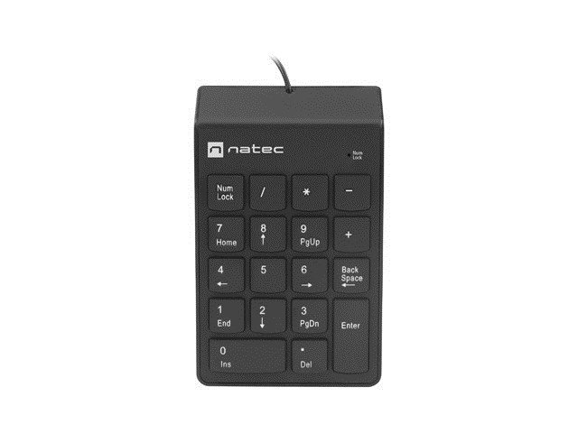 NATEC NUMERIC KEYBOARD GOBY 2 USB BLACK