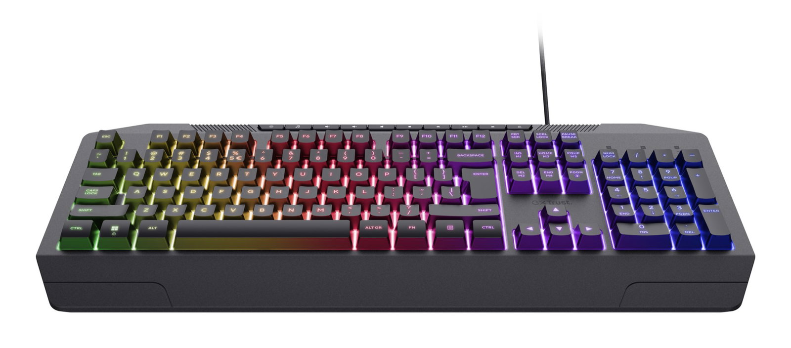 Trust GXT 836 Evocx keyboard Gaming USB QWERTY US English Black