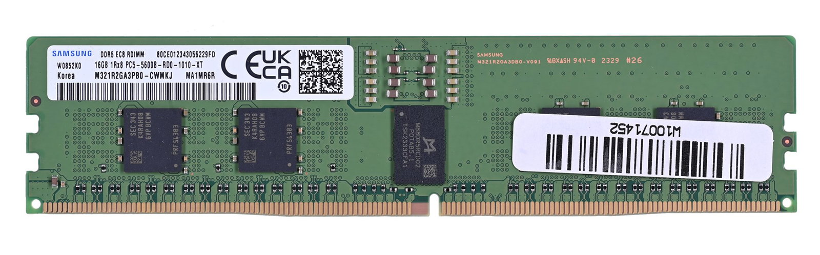 Samsung M321R2GA3PB0-CWM memory module 16 GB 1 x 16 GB DDR5 5600 MHz ECC