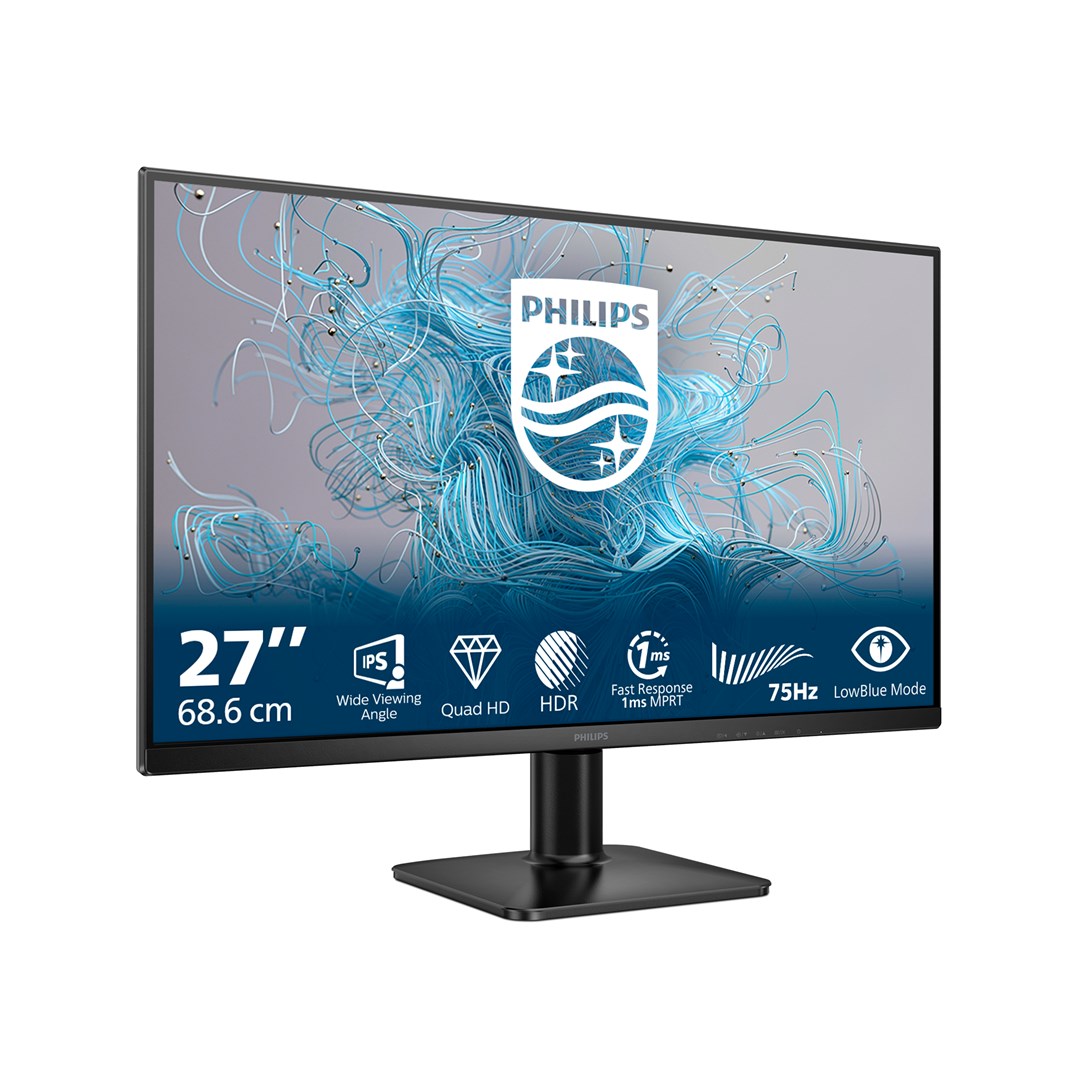 Philips 1000 series 27E2N1500L/00 computer monitor 68.6 cm (27) 2560 x 1440 pixels Quad HD LED Black