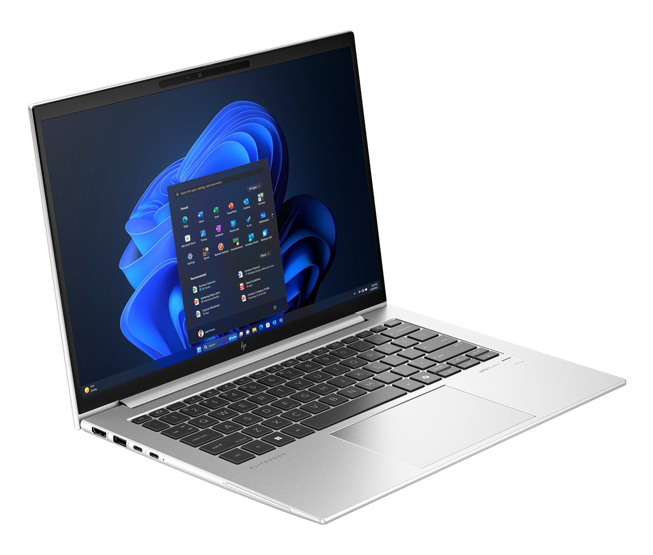 HP EliteBook 840 G11 Intel Core Ultra 5 125H Laptop 35.6 cm (14) WUXGA 16 GB DDR5-SDRAM 512 GB SSD Wi-Fi 6E (802.11ax) Windows 11 Pro AI PC Silver