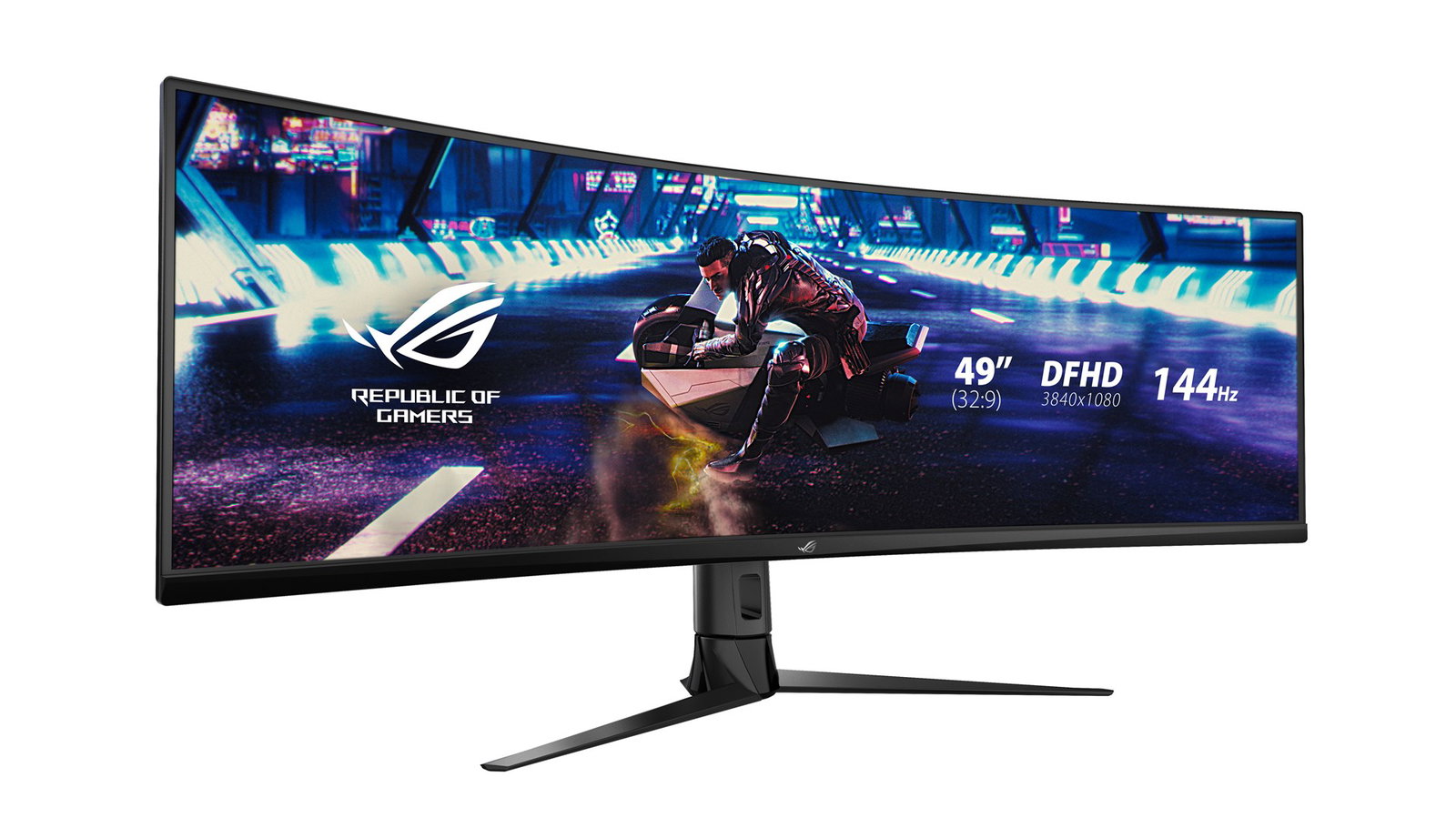 ASUS ROG Strix XG49VQ computer monitor 124.5 cm (49) 3840 x 1080 pixels UltraWide Full HD LED Black