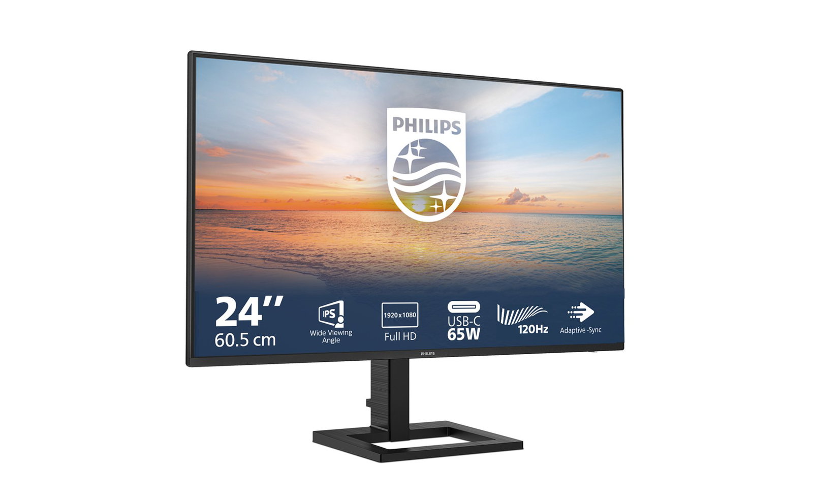 Philips 1000 series 24E1N1300AE/00 computer monitor 60.5 cm (23.8) 1920 x 1080 pixels Full HD LCD Black