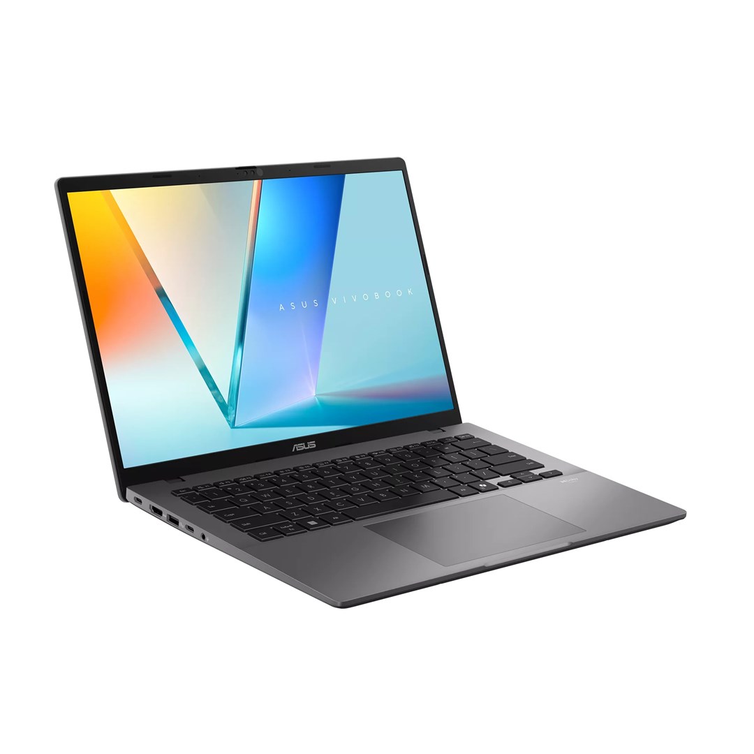 ASUS Vivobook S14 M3407GA-SF012W Ryzen AI 7 445 14.0 WUXGA 60Hz 300 nits AG 16GB DDR5 512GB SSD Radeon Graphics WLAN + Bluetooth FHD webcam 70Wh battery Windows 11 Matte Grey