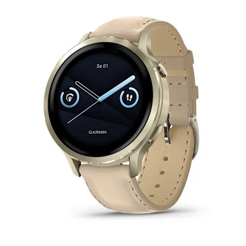 Garmin Venu 4 3.05 cm (1.2) AMOLED 41 mm Digital 390 x 390 pixels Touchscreen Gold Wi-Fi GPS (satellite)