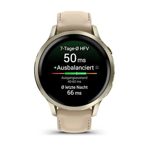 Garmin Venu 4 3.05 cm (1.2) AMOLED 41 mm Digital 390 x 390 pixels Touchscreen Gold Wi-Fi GPS (satellite)