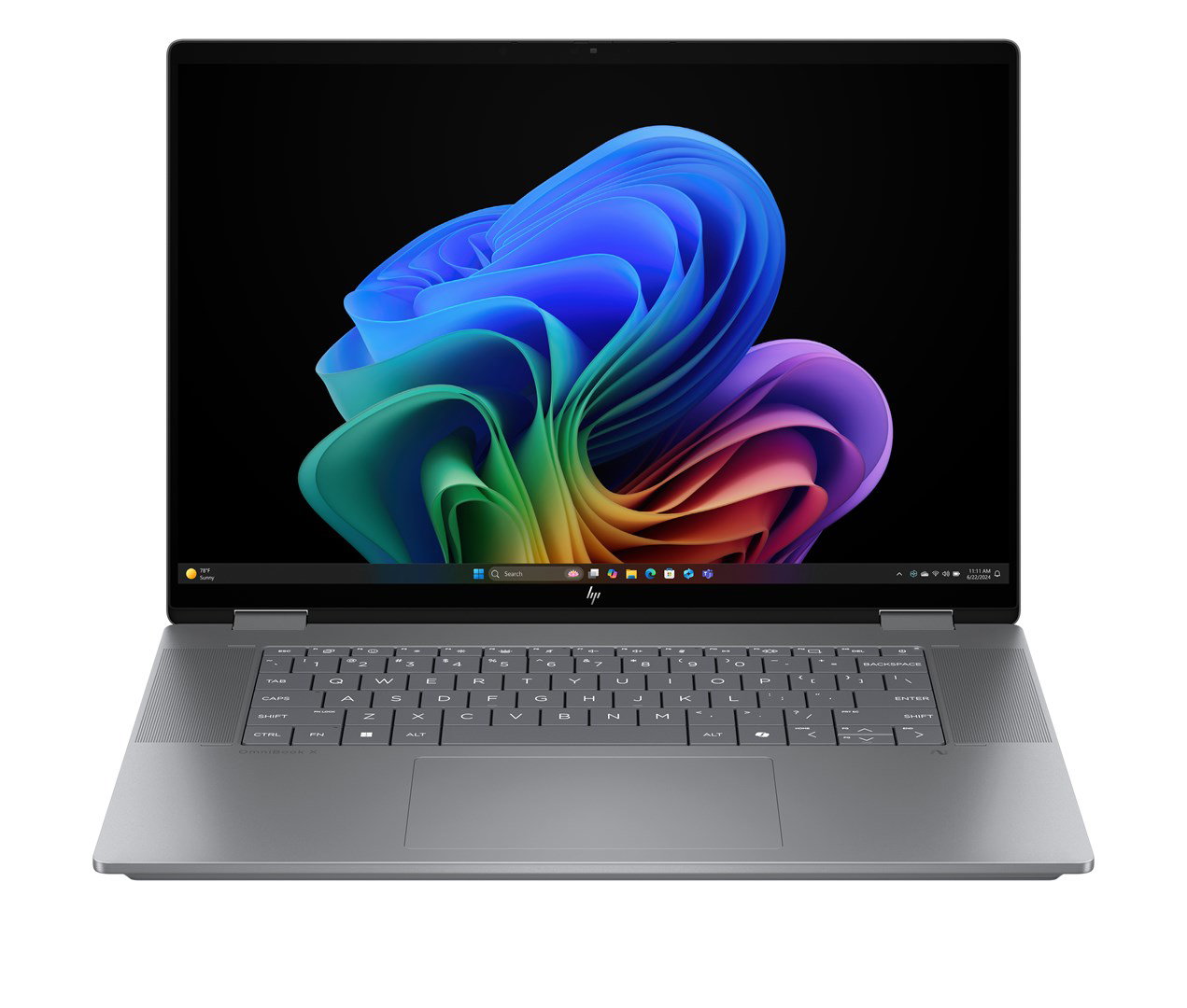 HP OmniBook X Flip 16-ar0016nw Ryzen AI 5 340 16.02K Touch OLED IPS 300nits AG 16GB LPDDR5X SSD1TB Radeon 840M Cam 5MPx + IR 68Wh Win11 Meteor Silver 2Y