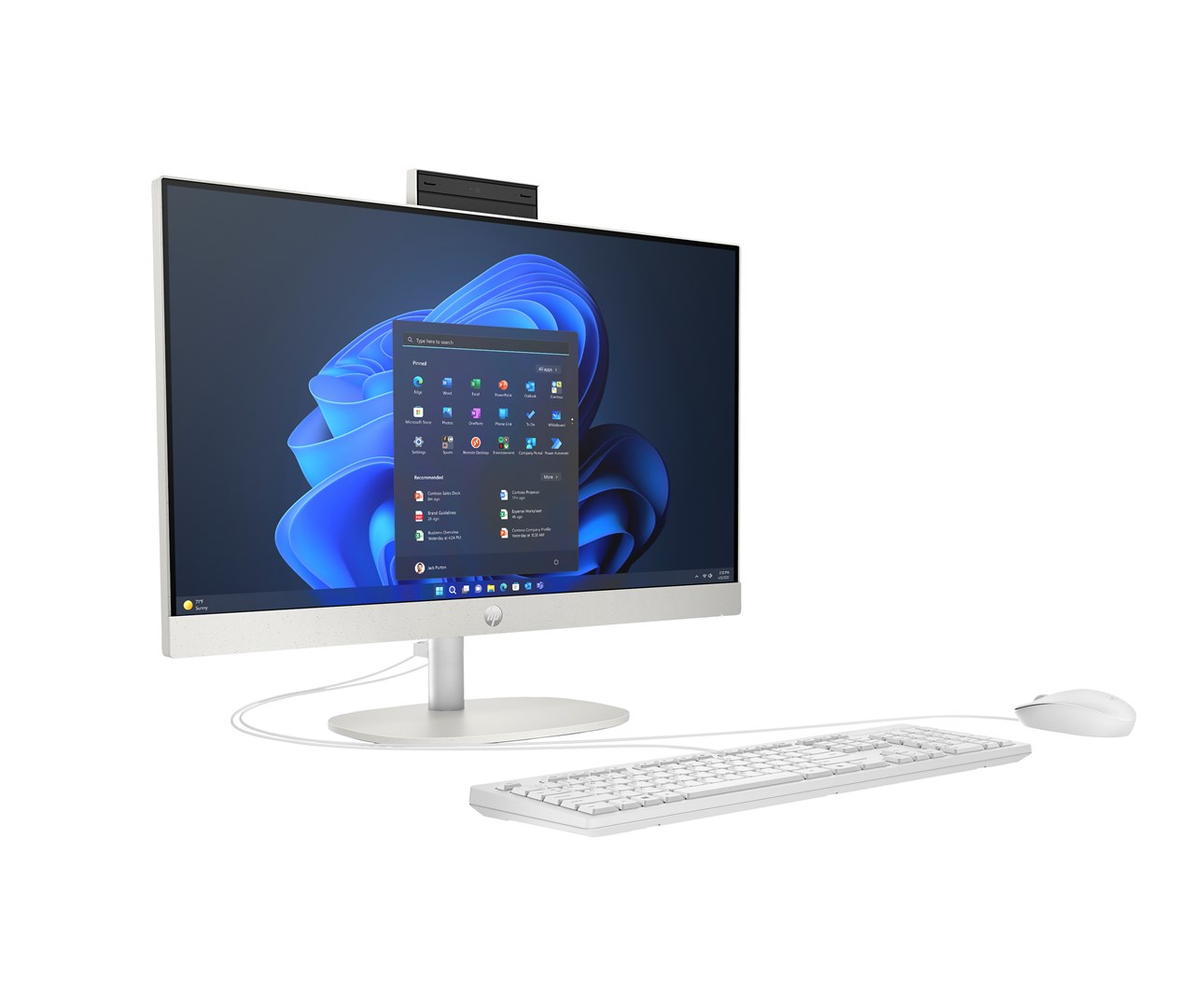 HP ProOne 240 G10 AiO Ultra 5 125U 23.8FHD IPS 250nits AG 16GB DDR5 5600 SSD512 Xe Graphics Kb+Mouse Cam 5Mpx W11Pro Black 3Y OnSite