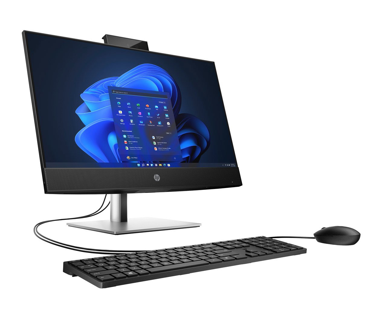 HP ProOne 440 G9 AiO i5-14400T 23.8FHD IPS 250nits AG 16GB DDR5 4800 SSD512 UHD 730 Kb+Mouse Cam 5Mpx W11Pro Black 3Y OnSite