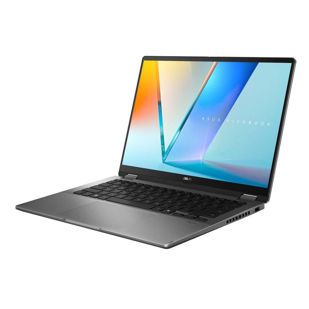 ASUS Vivobook 14 Flip TP3407SA-SG146W Ultra 5 226V 14.0 WUXGA Touchscreen 60Hz 300 nits AG 16GB LPDDR5X 512GB SSD Intel Arc Graphics FHD Webcam 70Wh Windows 11 Matte Grey
