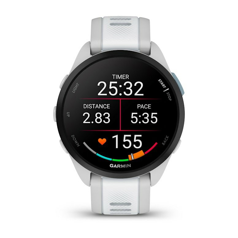 Garmin Forerunner 165 Music 3.05 cm (1.2) AMOLED 43 mm Digital 390 x 390 pixels Touchscreen Grey GPS (satellite)