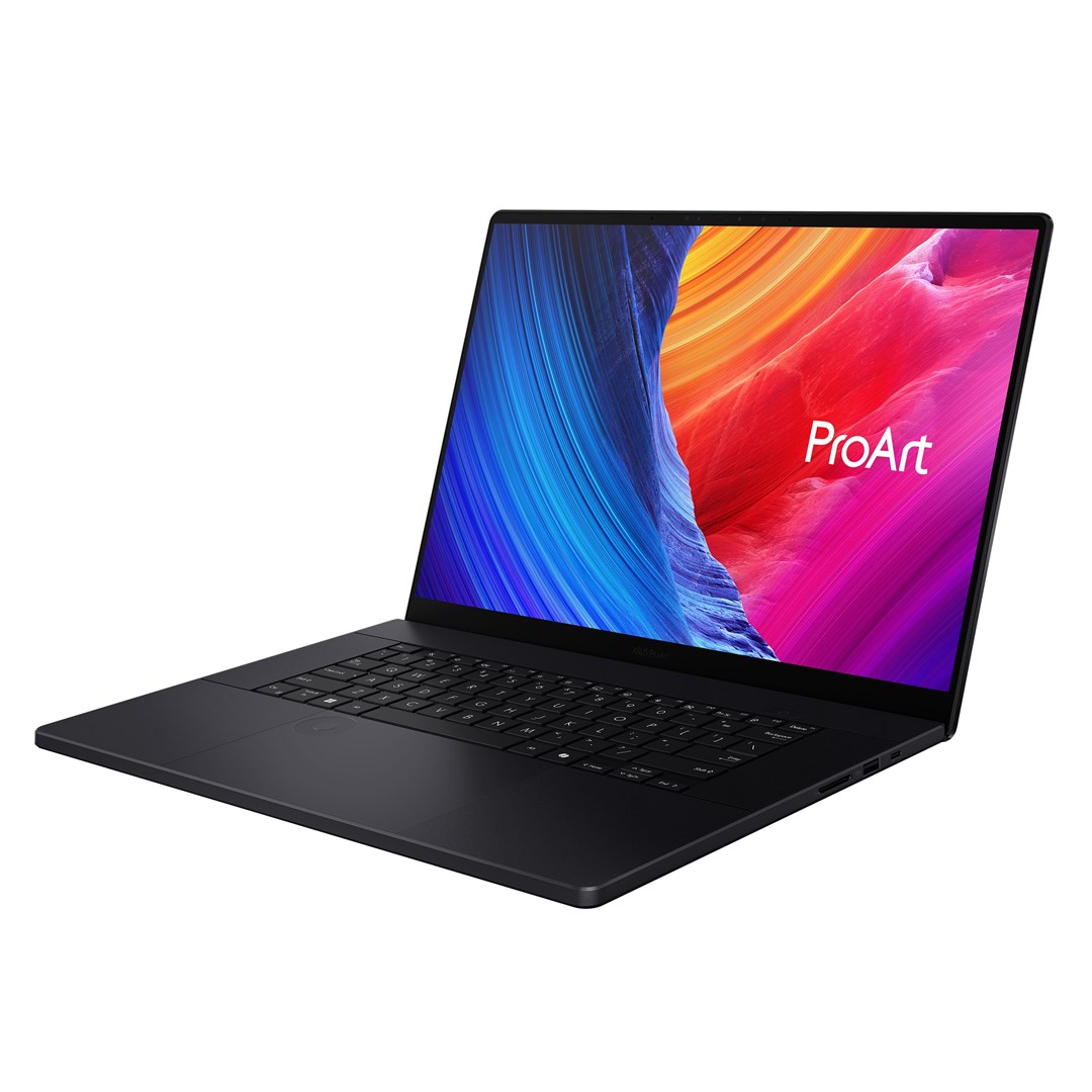 ASUS ProArt P16 H7606WM-SR122X Ryzen AI 9 HX 370 16.0 3K OLED touchscreen 120Hz 500 nits AG 32GB LPDDR5X 1TB SSD GeForce RTX 5060 8GB Wi-Fi + Bluetooth FHD webcam 90Wh Windows 11 Pro Nano Black