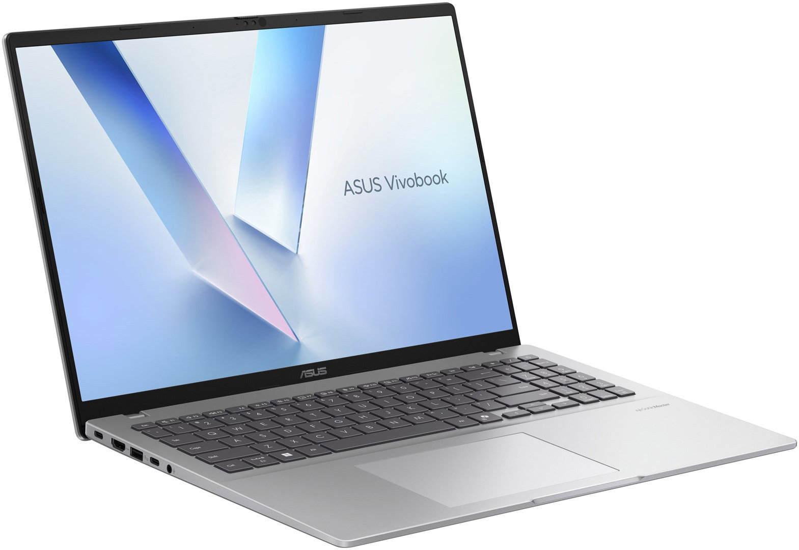 ASUS Vivobook 16 X1607AA-MB010W Ultra 5 325 16.0 WUXGA IPS-level panel 60Hz 300 nits AG 16GB DDR5 512GB SSD Intel Graphics WLAN + Bluetooth 1080p webcam 42Wh battery Windows 11 Cool Silver