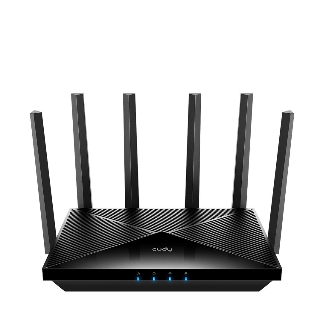 Cudy WR11000 wireless router 2.5 Gigabit Ethernet Tri-band (2.4 GHz 5 GHz 6 GHz) Black
