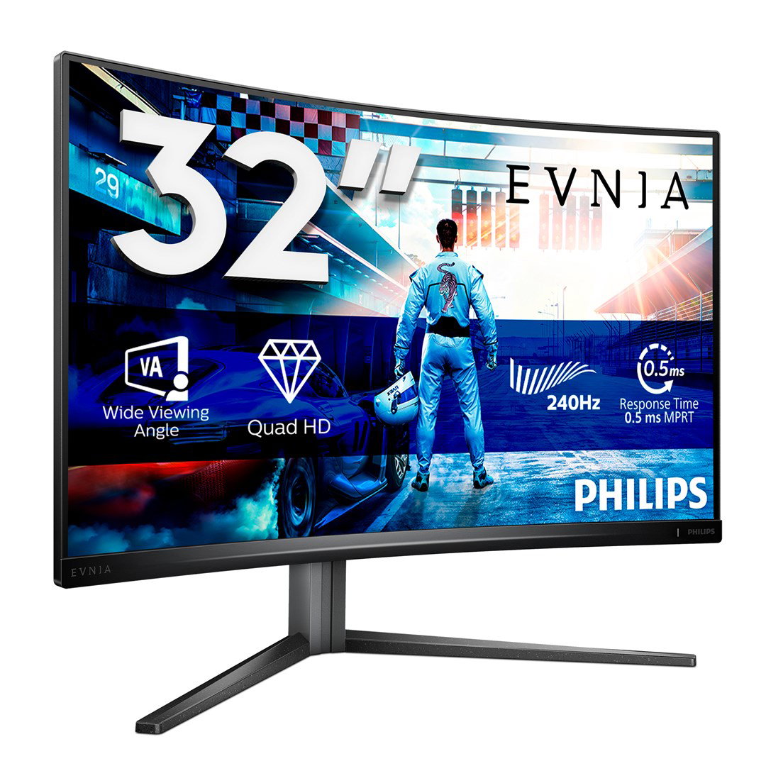Philips Evnia 5000 32M2C5500W/00 computer monitor 80 cm (31.5) 2560 x 1440 pixels Quad HD LCD Black