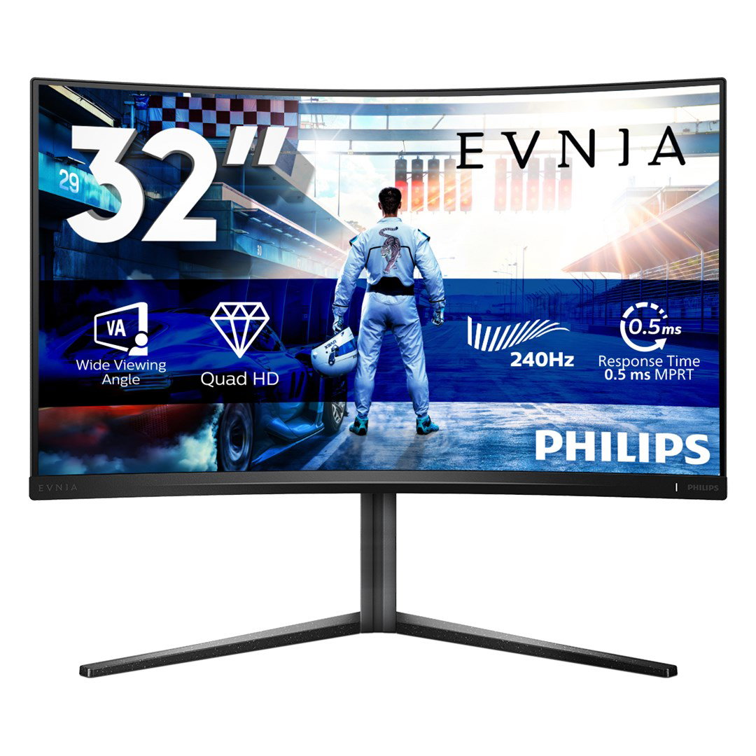 Philips Evnia 5000 32M2C5500W/00 computer monitor 80 cm (31.5) 2560 x 1440 pixels Quad HD LCD Black