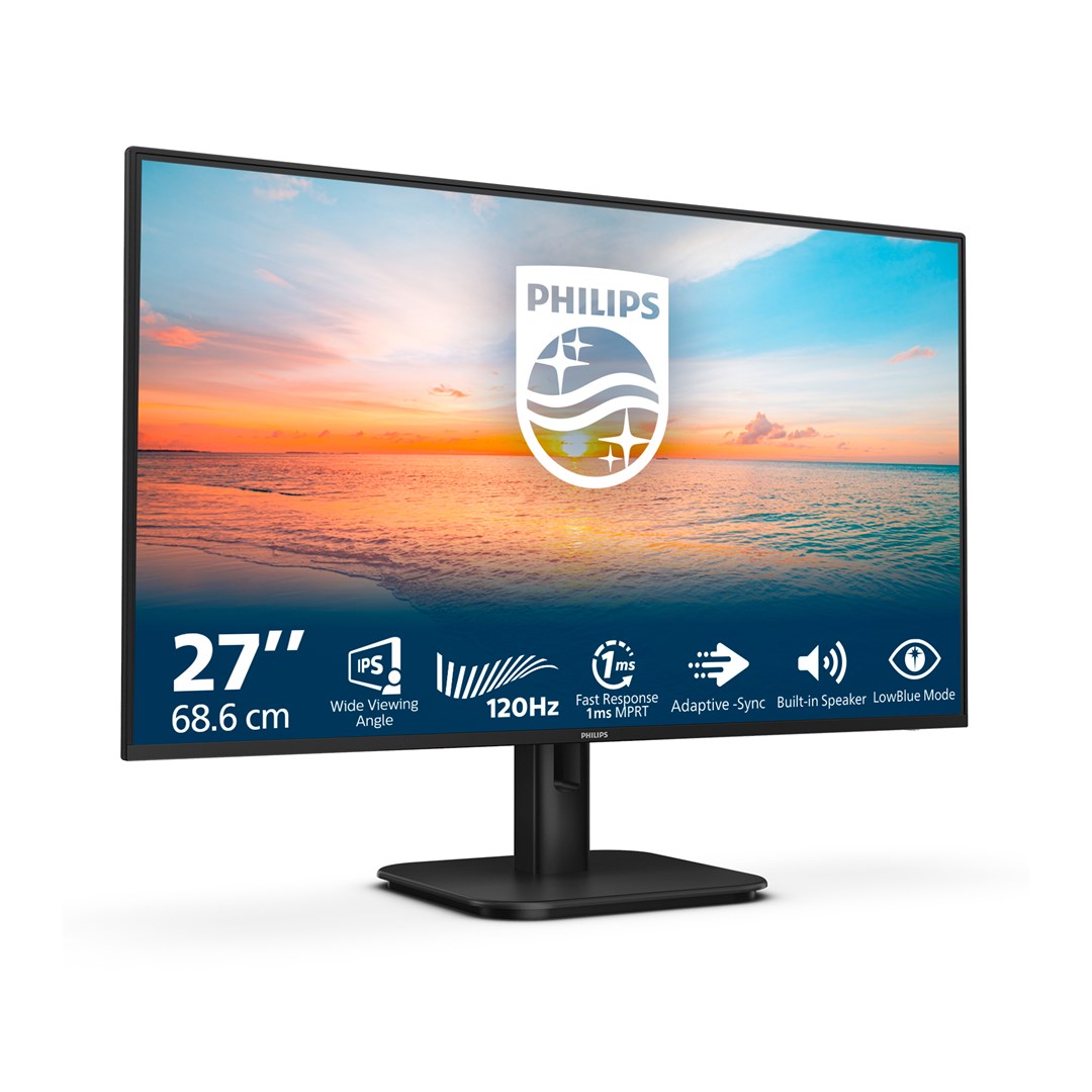 Philips 27E1N1200A/00 computer monitor 68.6 cm (27) 1920 x 1080 pixels Full HD LCD Black