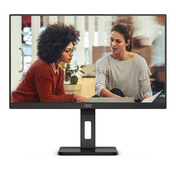 AOC 27E3QAF, LED-Monitor - 68.6 cm (27 inches), black, FullHD, IPS, HDR, ergonomischer Standfu