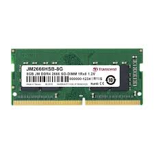 8GB Transcend Jet Memory, DDR4-2666Mhz, SO-DIMM, 1RX8, CL19, 1.2V, Notebook Memory Module