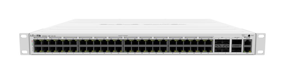 Switch MIKROTIK CRS354-48P-4S+2Q+RM Type L3 4xSFP+ 2xQSFP+ 1 PoE ports 48 CRS354-48P-4S+2Q+RM