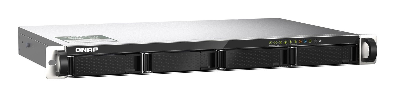 QNAP TS-435XEU NAS Rack (1U) Marvell CN9131 4 GB DDR4 0 TB QNAP QTS Black, Grey