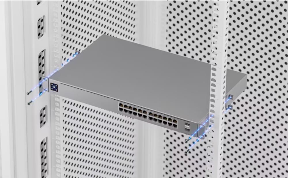 Switch UBIQUITI USW-Pro-24-PoE Type L3 Desktop/pedestal Rack 24x10Base-T 100Base-TX 1000Base-T 2xSFP+ PoE ports 24 PoE+ ports 16 400 Watts USW-PRO-24-POE