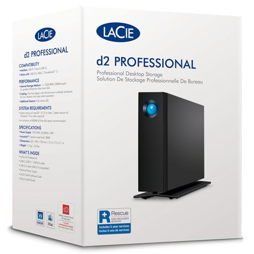 External HDD LACIE d2 Professional STHA20000800 20TB USB-C USB 3.2 Drives 1 STHA20000800