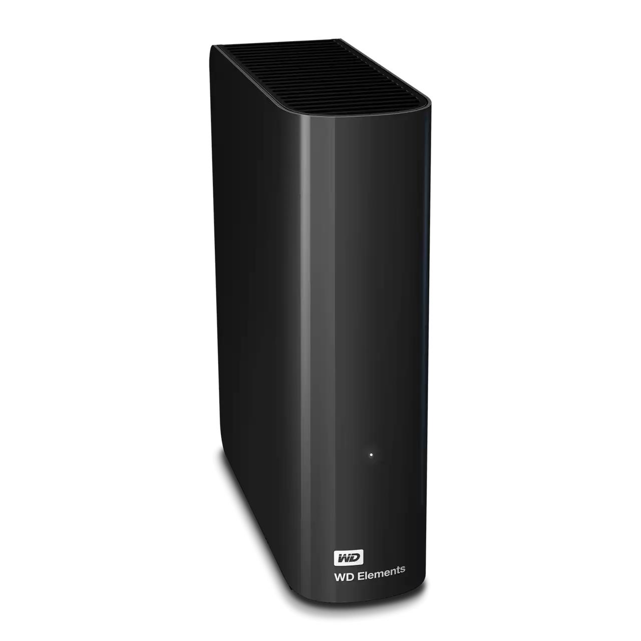 External HDD WESTERN DIGITAL Elements Desktop WDBWLG0240HBK-EESN 24TB USB 3.2 Drives 1 Black WDBWLG0240HBK-EESN