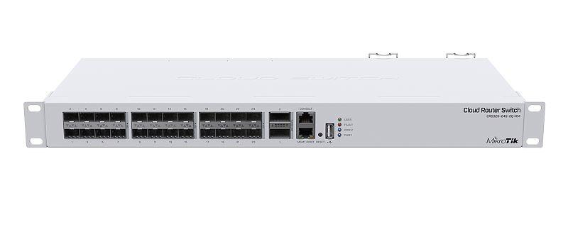 Switch MIKROTIK Rack 1x10Base-T 100Base-TX 24xSFP+ 2xQSFP+ 1xRJ45 CRS326-24S+2Q+RM