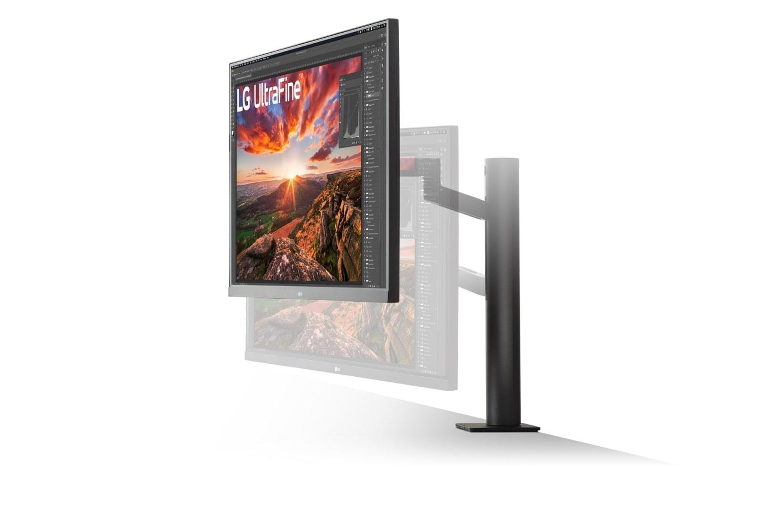 LCD Monitor LG 31.5 Panel IPS 3840x2160 16:9 60Hz 5 ms Speakers Swivel Pivot Height adjustable Tilt Colour Black 32UN880K-B