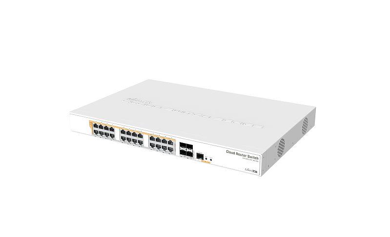 Switch MIKROTIK Type L3 Rack 24x10Base-T 100Base-TX 1000Base-T 4xSFP+ 1xRJ45 CRS328-24P-4S+RM