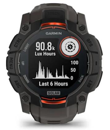 SMARTWATCH INSTINCT 3 SOLAR/BLK/CHARC 010-02935-00 GARMIN