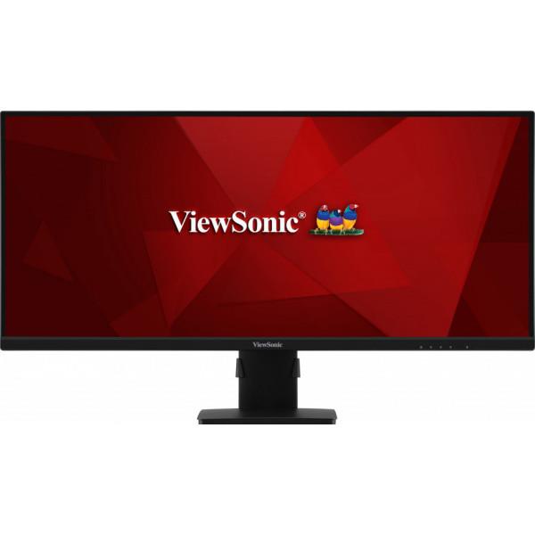LCD Monitor VIEWSONIC VA3456-MHDJ 34 Business/21 : 9 Panel IPS 3440x1440 21:9 75Hz Matte 4 ms Speakers Swivel Height adjustable Tilt Colour Black VA3456-MHDJ