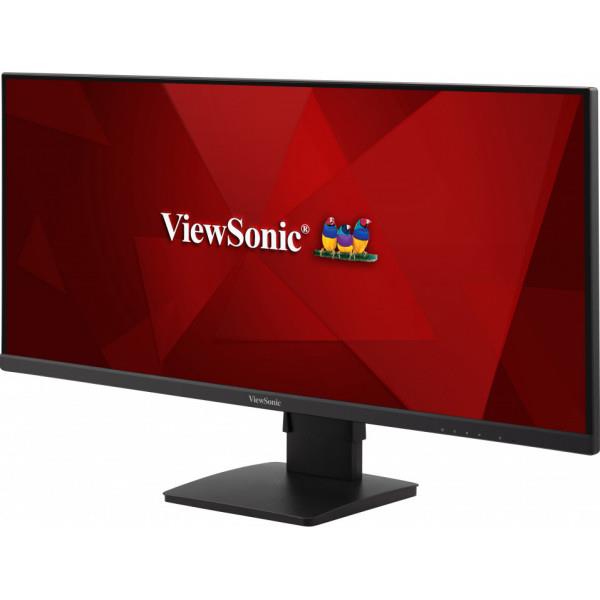 LCD Monitor VIEWSONIC VA3456-MHDJ 34 Business/21 : 9 Panel IPS 3440x1440 21:9 75Hz Matte 4 ms Speakers Swivel Height adjustable Tilt Colour Black VA3456-MHDJ